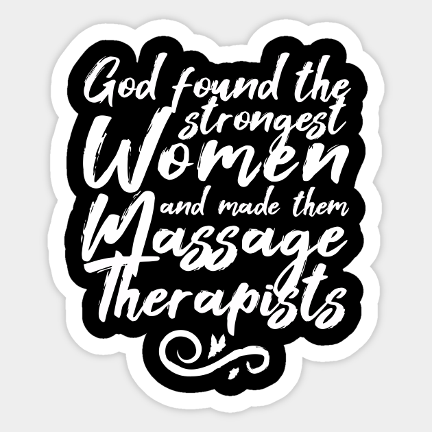 Massage Therapist Physical Therapy Massage Therapist Sticker